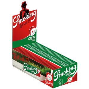 Smoking Green Regular Rolling Papers  full Box