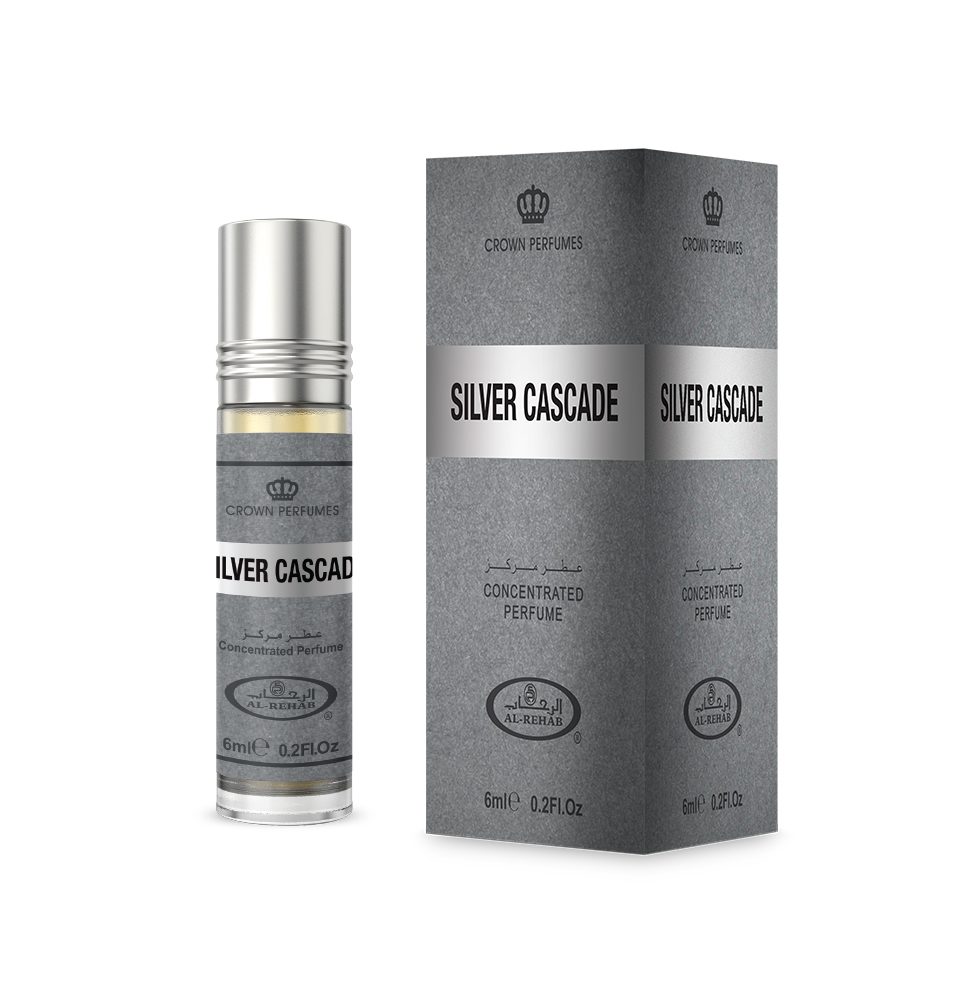 Al Rehab Silver Cascade 6ml Concentrated Perfume Oil