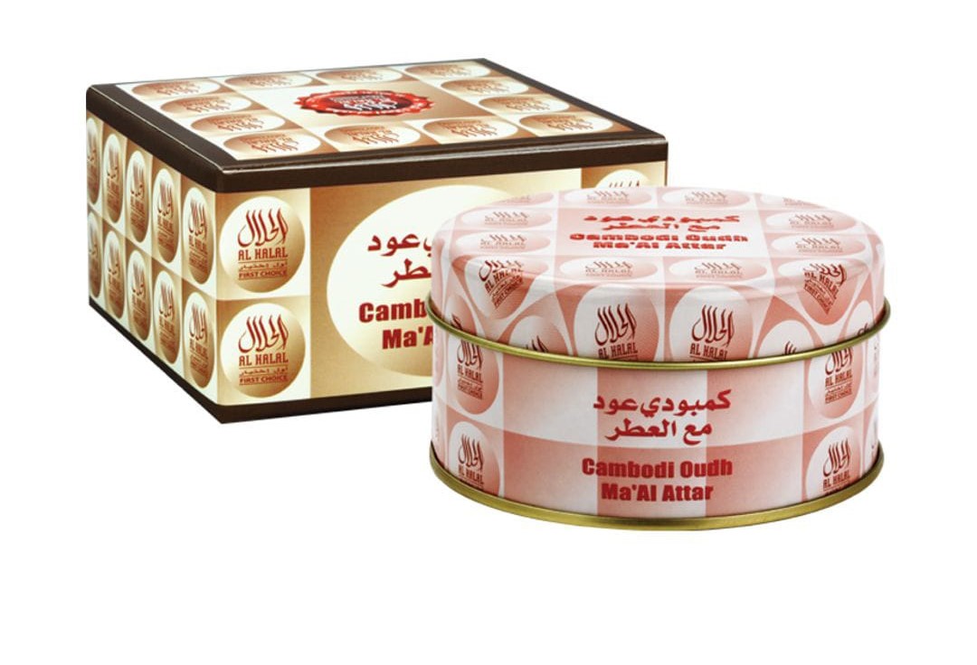 Al Haramain Cambodi Oudh Ma'Al Attar 50G – Premium Arabian Bakhoor Incense | Wholesale Supplier & Worldwide Export