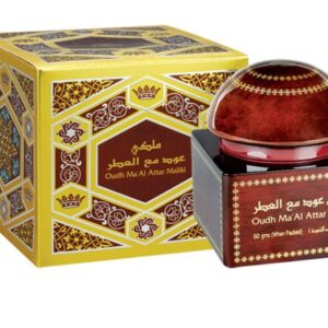 Al Haramain Oudh Ma'Al Attar Maliki 60G – Premium Arabian Bakhoor Incense | Wholesale Supplier & Worldwide Export