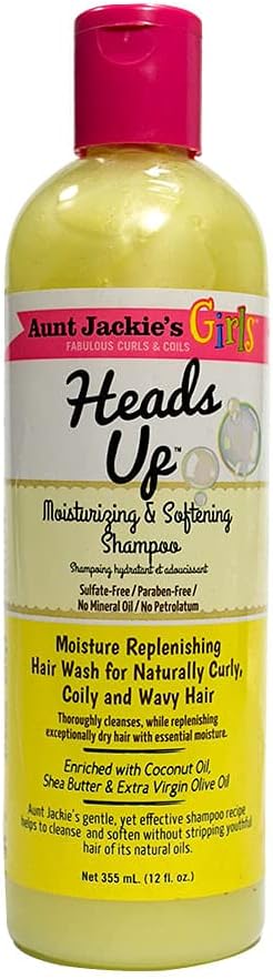Aunt Jackie's Kids Heads Up Moisturizing & Softening Shampoo - 12oz (355ml) Bulk Wholesale