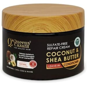 Queeny Cazara Sulfate-Free Coconut & Shea Butter Leave-In Conditioner – Wholesale & Bulk Export