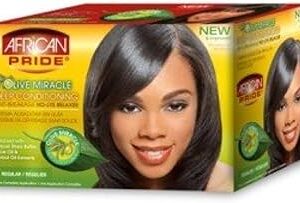 African Pride Olive Miracle Deep Conditioning Anti-Breakage No-Lye Relaxer Kit (Regular) – Wholesale & Bulk Export