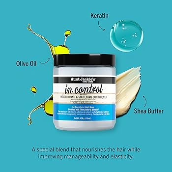 Aunt Jackie's In Control Anti-Poof Moisturizing & Softening Conditioner - 15oz (426g) Bulk Wholesale - Image 2