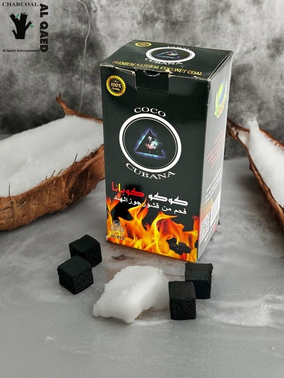 Wholesale Shisha Charcoal – COCO CUBANA 1KG Carton