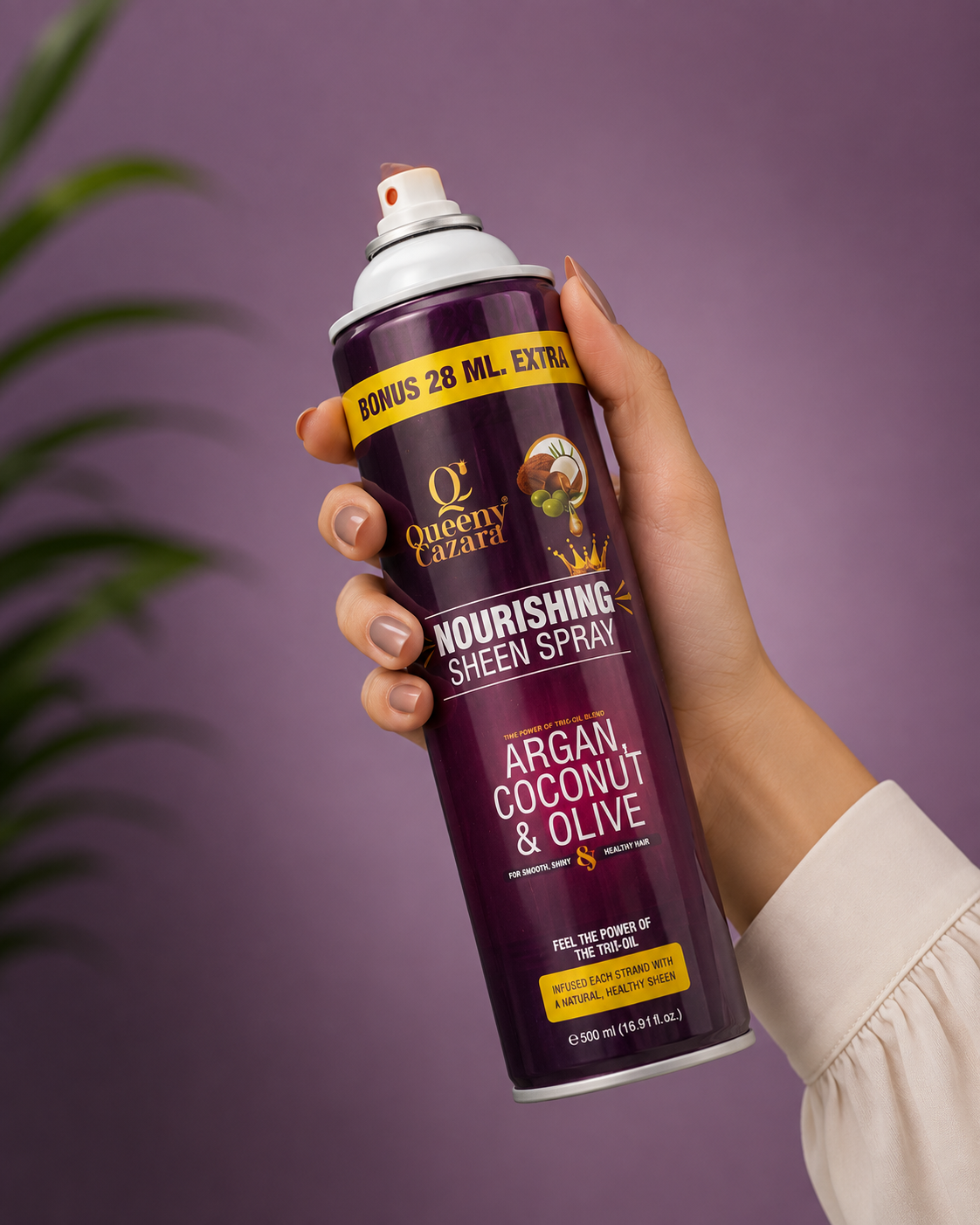 Queeny Argan Coconut & Olive Nourishing Sheen Spray - Wholesale & Bulk Export