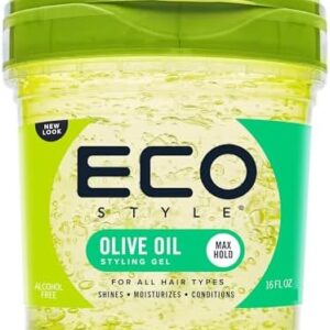 Eco Style Olive Oil Professional Styling Gel - Max Hold 10 (8oz / 236ml) Bulk Wholesale