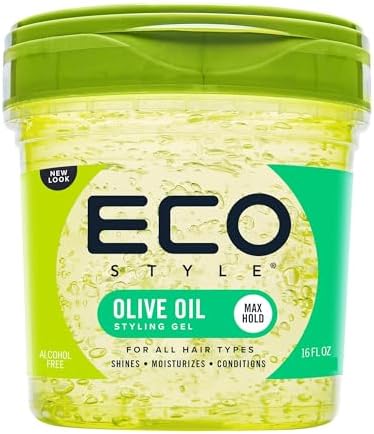 Eco Style Olive Oil Professional Styling Gel - Max Hold 10 (8oz / 236ml) Bulk Wholesale