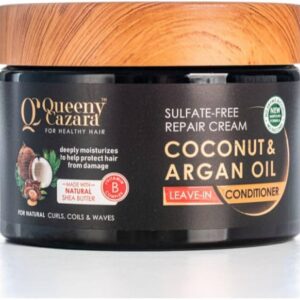 QC Queeny Cazara Sulfate-Free Coconut & Argan Oil Leave-In Conditioner – Wholesale & Bulk Export