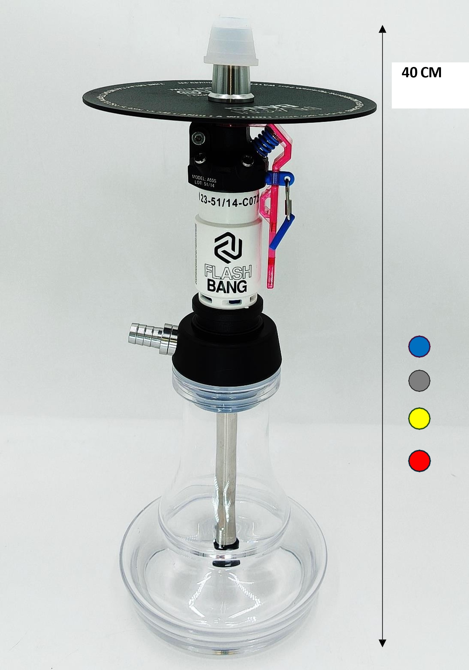SHISHA YUOTO 2401-FLASH BONG-AL Premium Hookah – Wholesale