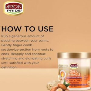 African Pride Shea Miracle Bouncy Curls Pudding (15 oz / 425g) – Wholesale & Bulk Export