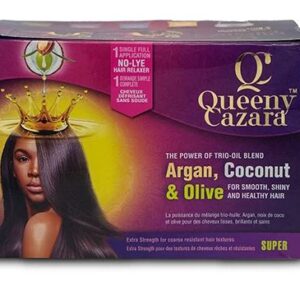 Queeny Trio Oil Hair Relaxer Kit Super - Wholesale & Bulk Export