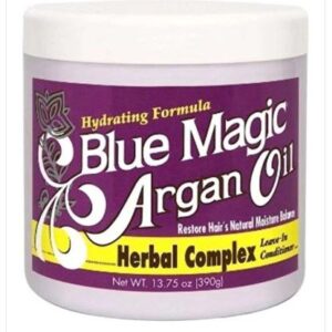 Blue Magic Organics Argan Oil Hair & Scalp Conditioner With Vitamin E & Herbal Complex (12 oz / 340g) – Wholesale & Bulk Export