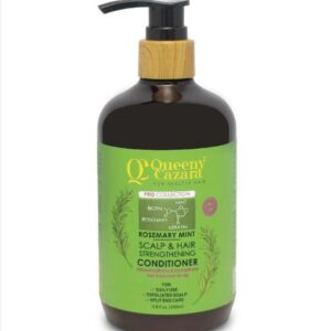 Queeny Cazara Biotin & Rosemary Mint Scalp & Hair Strengthening Conditioner (11.8 fl oz / 350ml) – Wholesale & Bulk Export