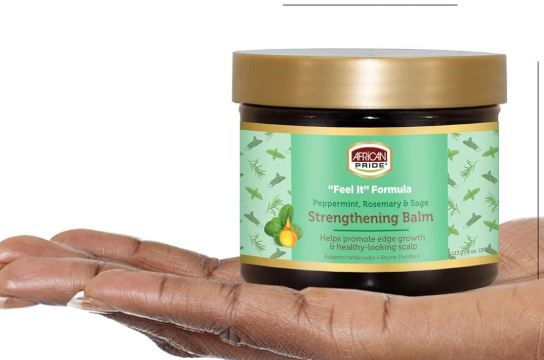 African Pride Feel It Formula Peppermint, Rosemary & Sage Strengthening Balm (4 oz / 113g) – Wholesale & Bulk Export