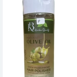 Karibou Beauty Natural Olive Oil Olive & Vitamin Enriched Hair Polisher Moisturizing Shine Serum – Wholesale & Bulk Export
