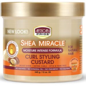 African Pride Shea Miracle Curl Styling Custard (12 oz / 340g) – Wholesale & Bulk Export