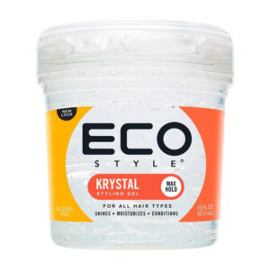 Eco Style Krystal Professional Styling Gel - Max Hold 10 (8oz / 236ml) Bulk Wholesale