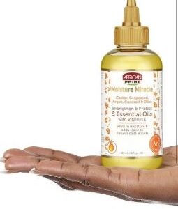 African Pride Moisture Miracle Castor, Grapeseed, Argan, Coconut & Olive 5 Essential Oils (4 fl oz / 118ml) – Wholesale & Bulk Export