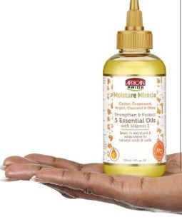 African Pride Moisture Miracle Castor, Grapeseed, Argan, Coconut & Olive 5 Essential Oils (4 fl oz / 118ml) – Wholesale & Bulk Export